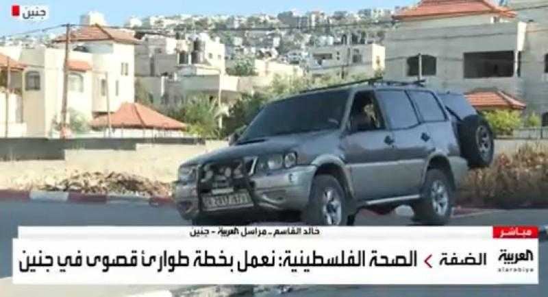 شاهد.. الاحتلال يقصف مسجدًا ويدمر البنية التحتية في جنين