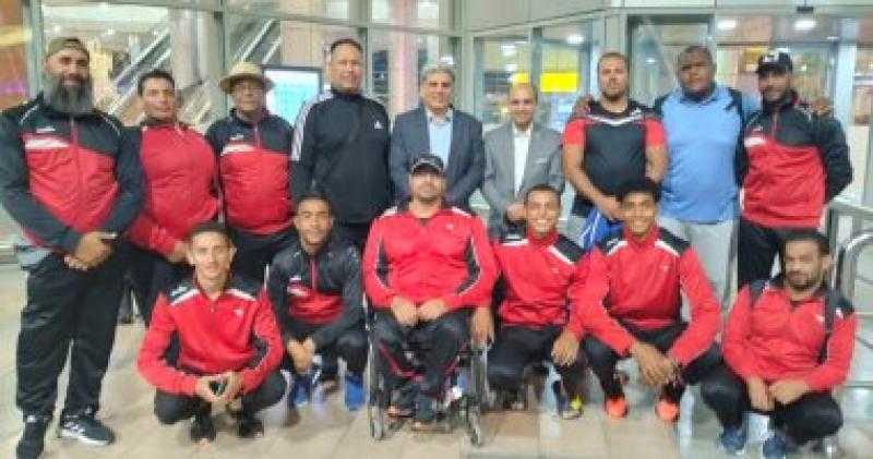 بعثة المنتخب الوطني لألعاب القوى الباراليمبي تغادر إلى باريس للمشاركة ببطولة العالم
