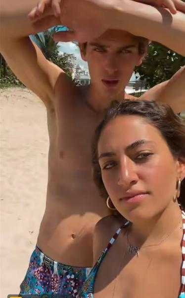 كنزي عمرو دياب تثير جدلا على أحد الشواطئ