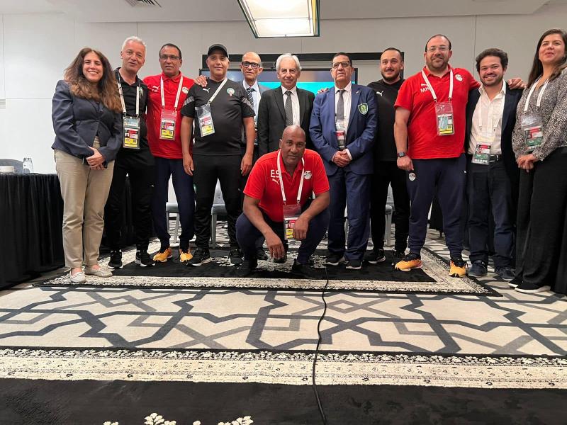  المنتخب الأوليمبي يرتدى الزي الأبيض فى نهائي أفريقيا