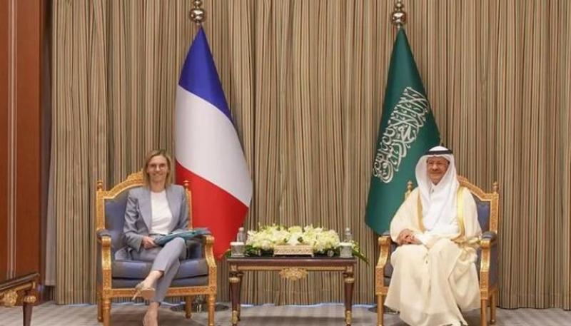 وزير الطاقة السعودي ووزيرة تحول الطاقة الفرنسية