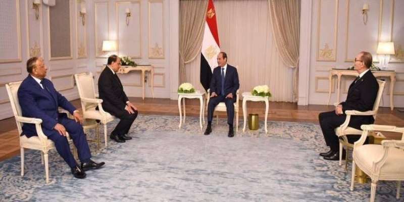 حلفان اليمين القانوني أمام الرئيس السيسي