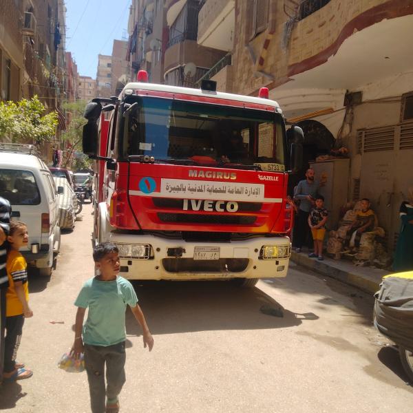 تفحم شقة سكنية
