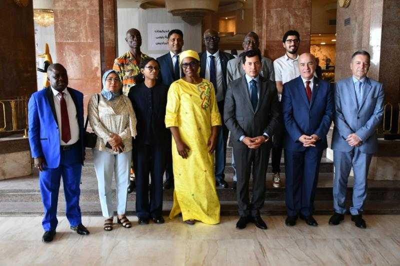 وزير الرياضة يشهد افتتاح أعمال اللجنة الفنية لمنظمة الكونفجيس