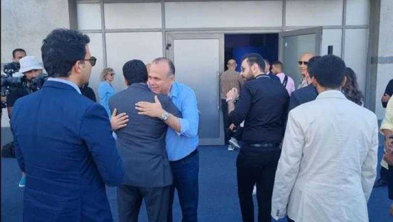 عمرو الفقي يستقبل وزير الشباب والرياضة في مؤتمر مهرجان العلمين