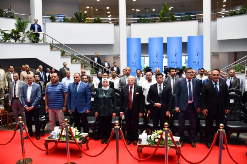 وزير الرياضة يشهد المؤتمر الصحفي للإعلان عن الانتقاء الخاص بالمشروع القومي للموهبة