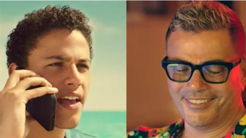 أول عمل يجمعه بابنه.. عمرو دياب يطرح أغنية «ياليل»