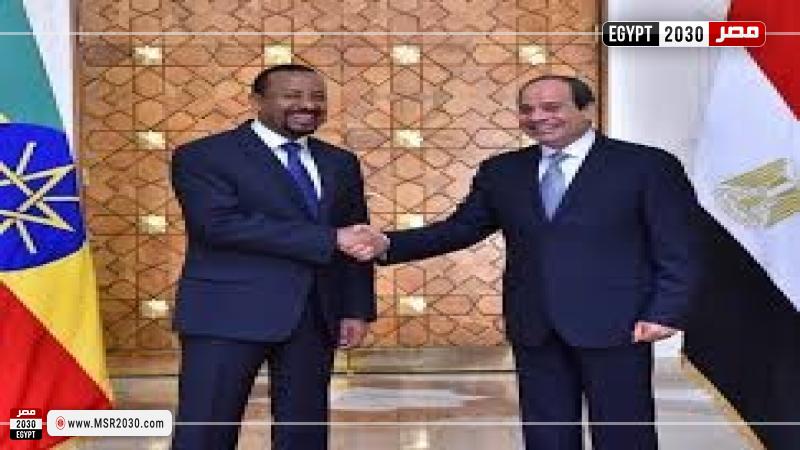 السيسي وآبي أحمد