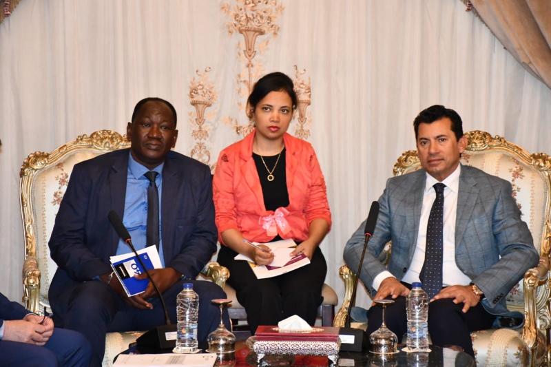 وزير الشباب والرياضة يشهد ختام أعمال اللجنة الفنية لمنظمة الكنفجيس