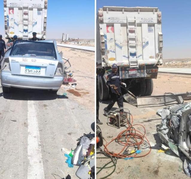  وفاة أسرة بالكامل في حادث أثناء عودتهم من الساحل