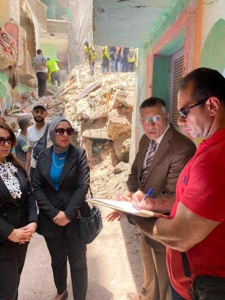 النيابة العامة تباشر التحقيقات في واقعة انهيار عقار بحدائق القبة