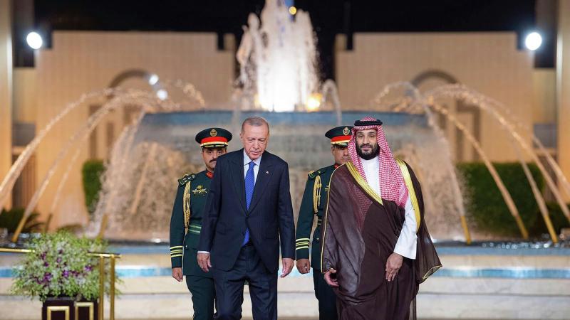 ولي العهد السعودي والرئيس التركي