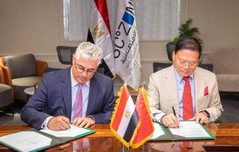 اقتصادية قناة السويس تتعاقد مع شركة صينية لإنشاء مصنع باستثمارات 28 مليون دولار