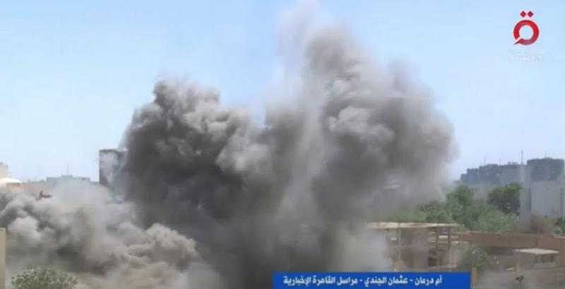شاهد.. طيران الجيش السوداني يقصف بؤرًا للدعم السريع في أم درمان