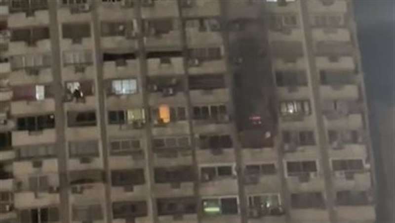 حريق شقة سكنية 