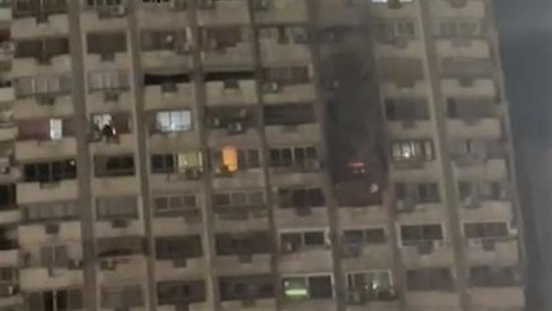 حريق شقة سكنية بإحدى العقارات في المهندسين