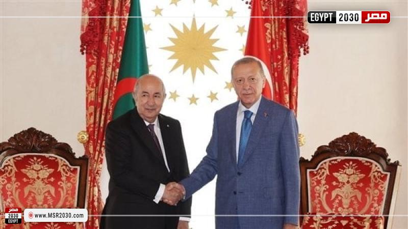 الرئيس التركي ونظيره الجزائري
