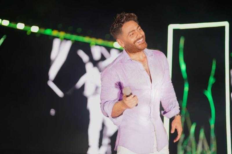 إذاعة حفل تامر حسني على DMC السبت