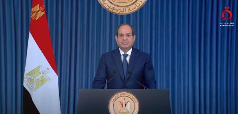 السيسي يوجه التحية لروح عبد الناصر ونجيب والسادات