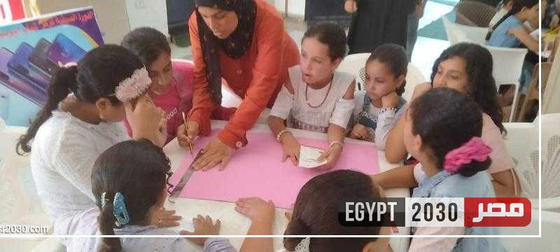 تزامنا مع احتفالات يوليو.. ثقافة البحيرة تصل بقوافلها الثقافية لأبناء قرية البوصيلي