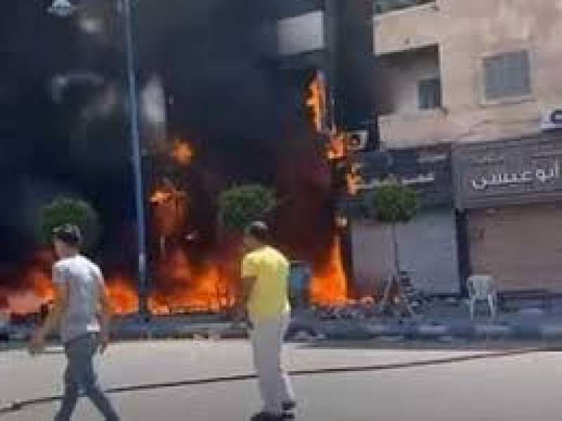حريق مطروح 