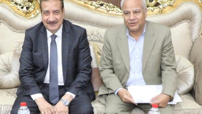 محافظ المنوفية ووكيل وزارة التموين 