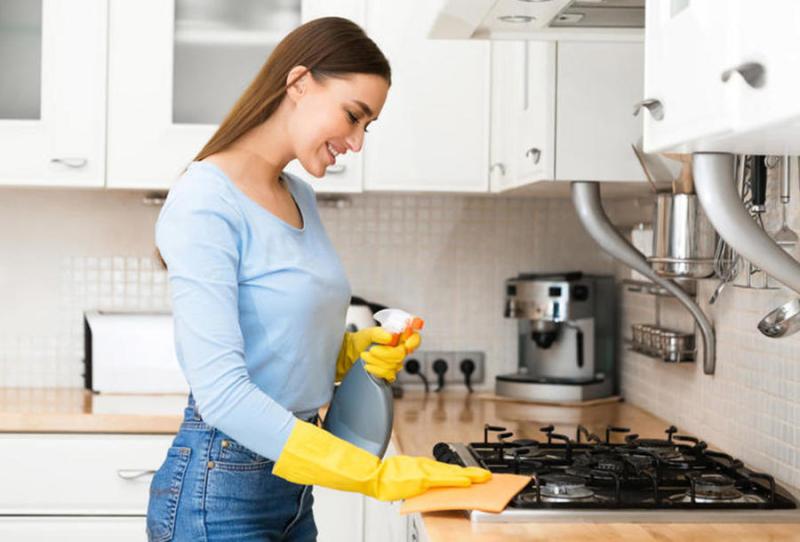 تنظيف المطبخ