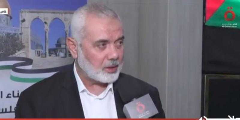 إسماعيل هنية: قدمنا رؤية لبناء خطة وطنية فلسطينية لمواجهة المخططات الإسرائيلية