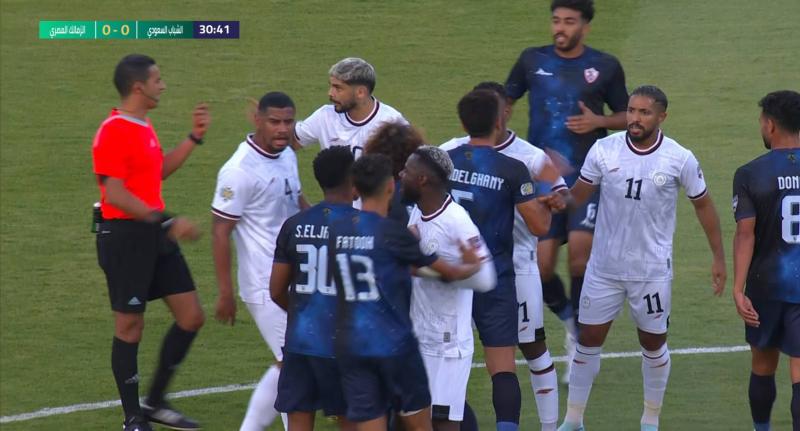 الزمالك والشباب السعودي