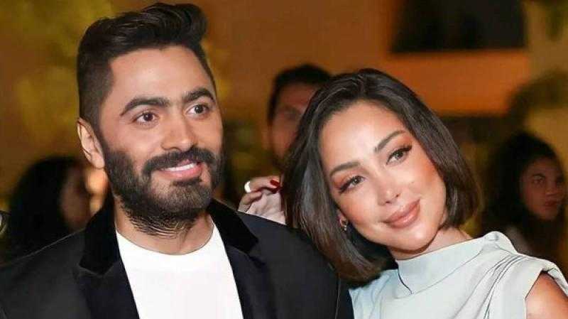 بسمة بوسيل تدعم فلسطين بفيديو وتعليق مثير من تامر حسني عليه
