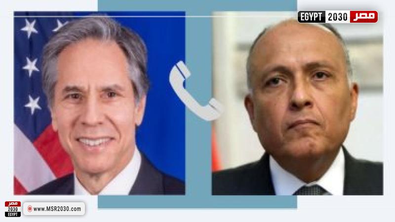 سامح شكري ونظيره الأمريكي
