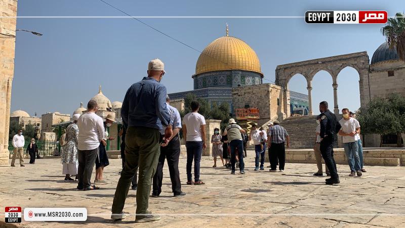 مُستوطنون يقتحموت باحات الأقصى
