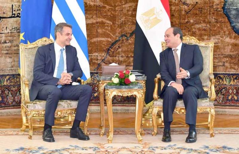 السيسي ورئيس وزراء اليونان