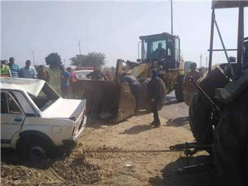 لودر يتسبب في مصرع عامل بمدينة الشيخ زايد