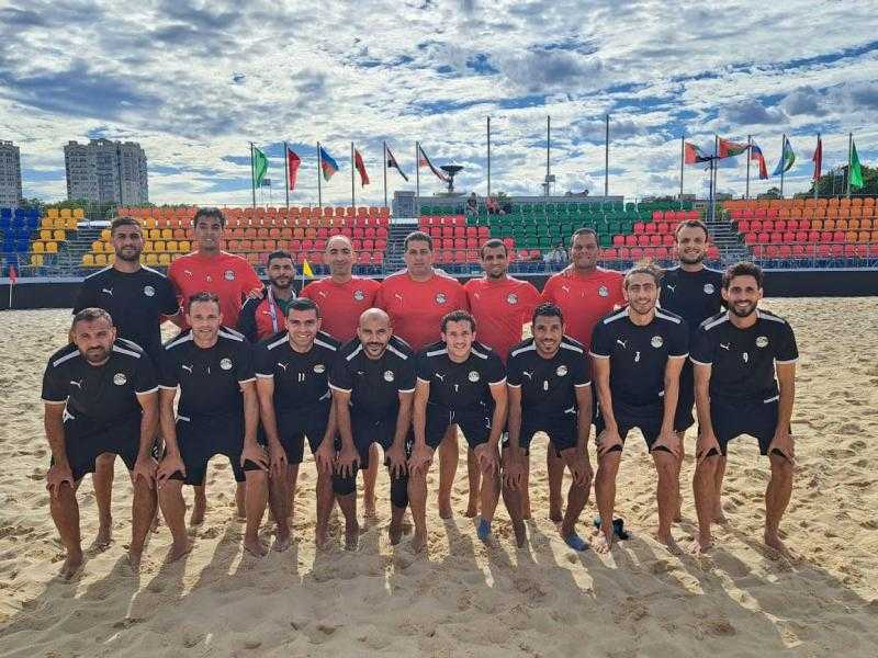 اليوم.. منتخب الشاطئية يواجه روسيا ببطولة بيلاروسيا