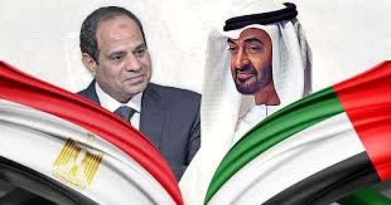 الشيخ محمد بن زايد و الرئيس السيسي 
