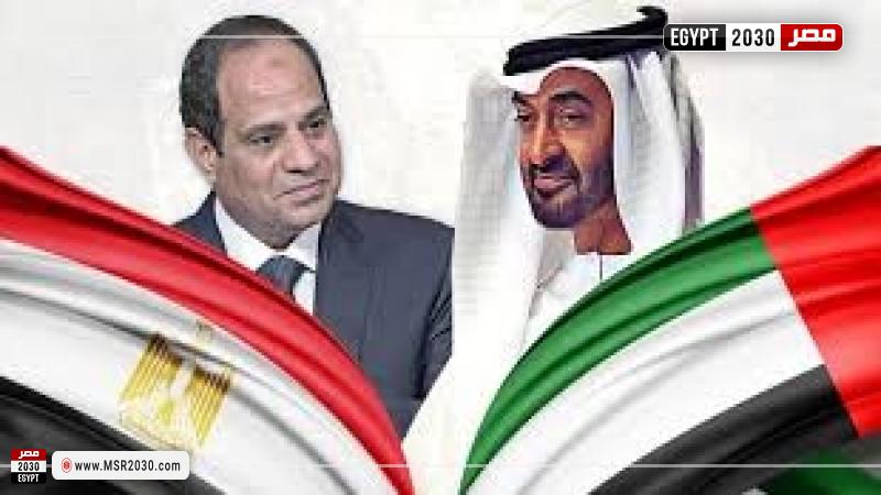 الشيخ محمد بن زايد و الرئيس السيسي