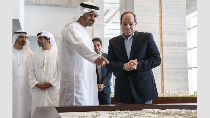 السيسي ومحمد بن زايد آل نهيان