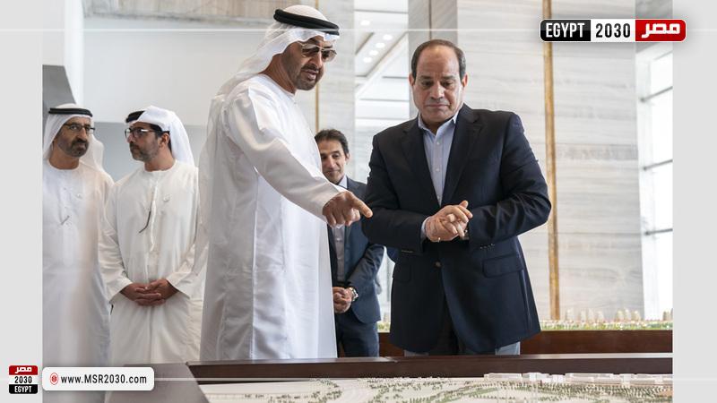 السيسي ومحمد بن زايد آل نهيان
