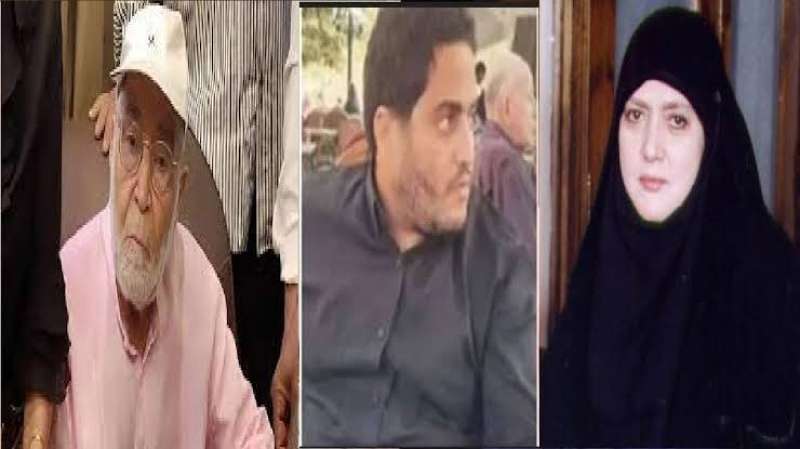 حسن يوسف وشمس البارودي ونجلهما الراحل عبد الله