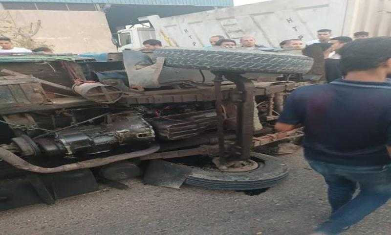 8 مصابين في حادث مروع أعلى دائري الوراق