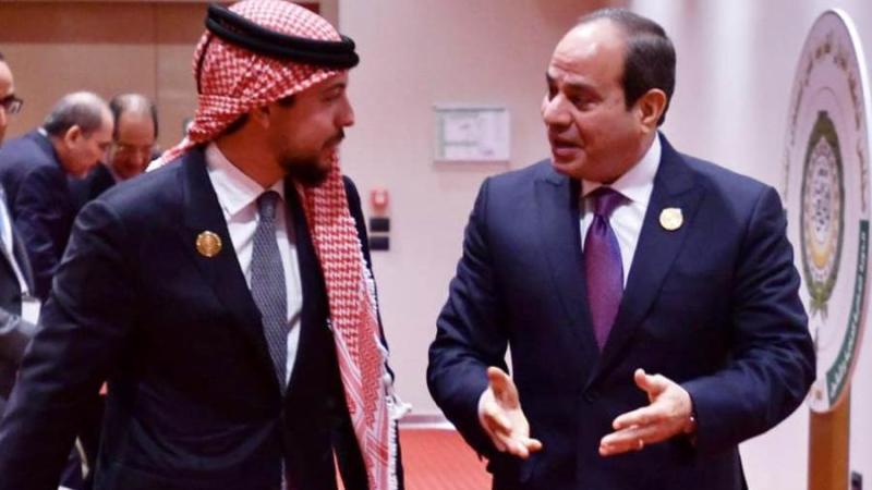 ملك الأردن والرئيس السيسي
