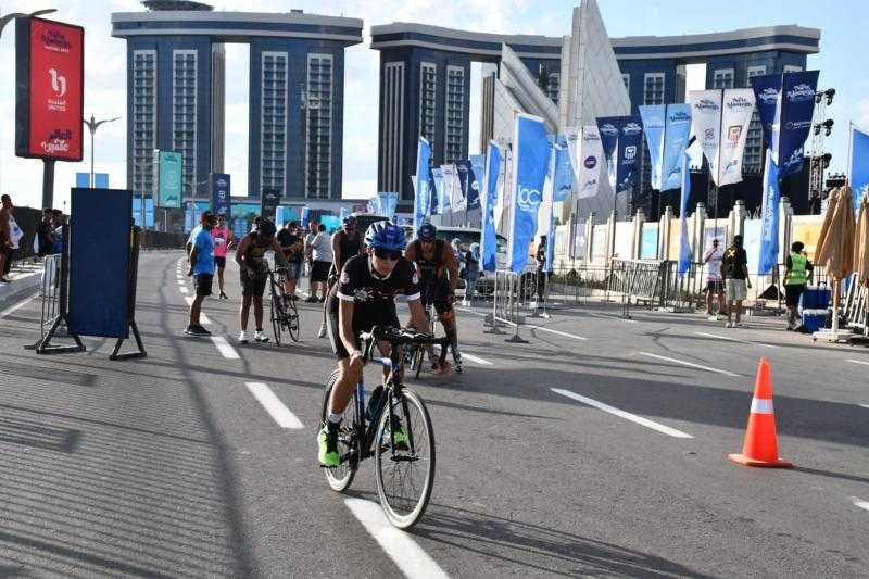 وزير الرياضة يفتتح فاعليات ”let’s try Iron man” بالعلمين الجديدة