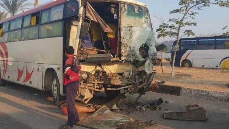 إصابة 5 أشخاص إثر حادث تصادم أتوبيسين بالشروق