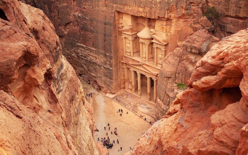 مدينة البتراء السياحية في الأردن