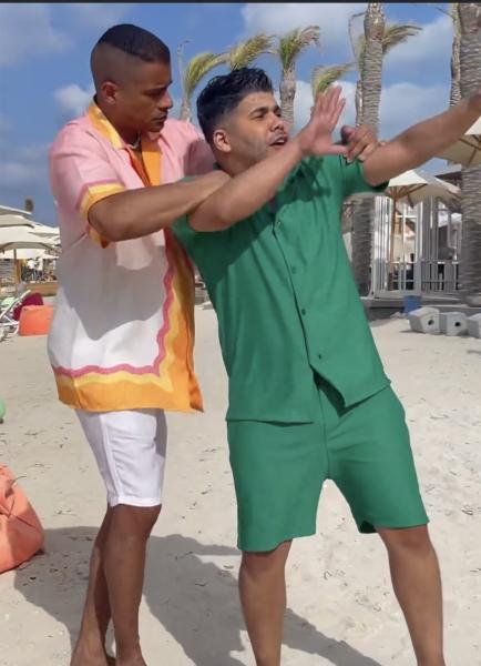 «في داهية».. حسن شاكوش يروج لأغنيته الجديدة مع عمر كمال