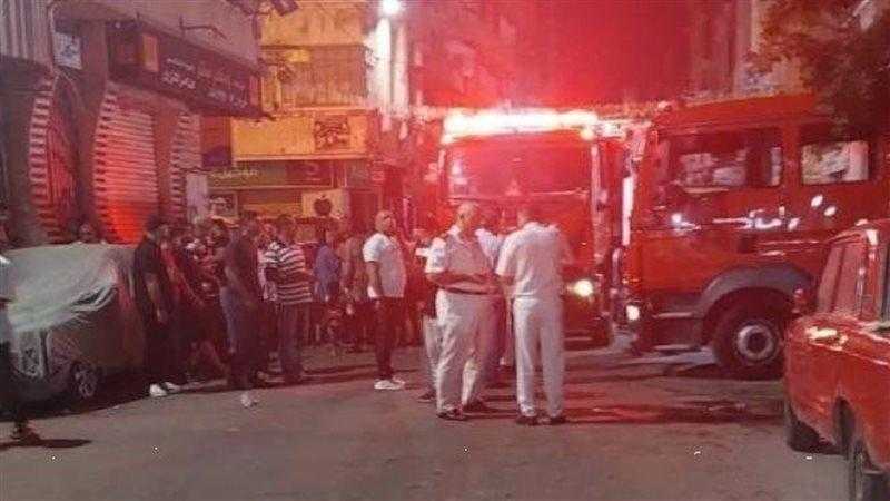 السيطرة على حريق نشب داخل عقار سكني في بولاق الدكرور