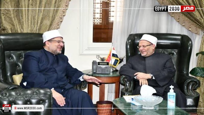 دكتور شوقي علام والدكتور مختار جمعة