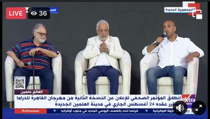 أشرف زكى: هذه الدورة استثنائية لأننا نحتفل بمرور 60 عاما على الدراما