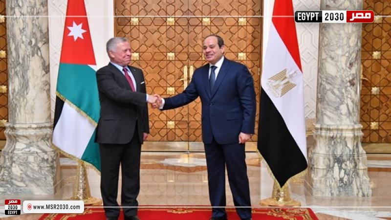 السيسي وملك الأردن
